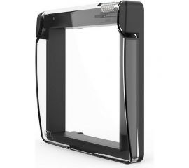 Водонепроницаемая крышка для розетки LIVOLO цвет черный VL-C7-1WF-12 