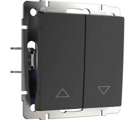 Выключатель жалюзи WERKEL W1124508 черный a051607 