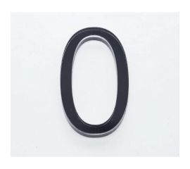 Цифра дверная 0 Brante LOFT 60 мм чёрная 150170 