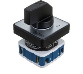 Однофазный переключатель управления двигателем Emas 1-0-2 25А, 400В. PSA025KD134S 