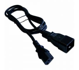 Шнур питания LANMASTER С13-C20, 3х0.75, 220В, 10А, черный, 0.5 метра LAN-PP13/20-0.5-BK 