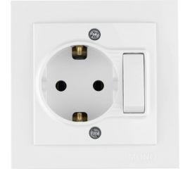 Мебельная розетка Mono Electric белый 170-010002-008 