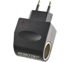 Блок питания Robiton DC101 1000мА с гнездом автоприкуривателя 16183 