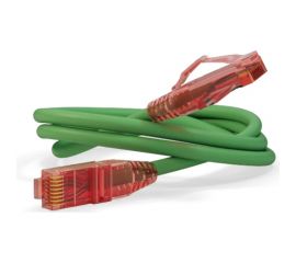 Патч-корд Hyperline PC-LPM-UTP-RJ45-RJ45-C5e-1.5M-LSZH-GN U/UTP, Cat.5е 100% Fluke Compon 229959 