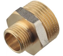 Переходной ниппель DOUBLE-LIN резьбовой латунный Н/Н 1" х 3/4" LL6050 (1"х3/4") 
