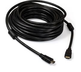 Кабель ExeGate HDMI EX-CC-HDMI2-15.0F 19M 19M, v2.0, 15м, 4K UHD, Ethernet, ферритовые кольца, позолоченные контакты 287727 