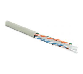 Кабель Hyperline UUTP4-C6-S23-IN-LSZH-GY-305 305 м, витая пара, U/UTP, категория 6, 4 пары 42048 