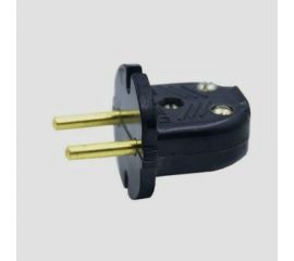 Электровилка ООО Ливны-Электро В6-001 разборная плоская с/ш, черная В 6142с 