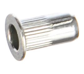 Заклепка с внутренней резьбой цилиндрический бортик Kenner Белый цинк м4х0,7х11 1500шт зрц4 