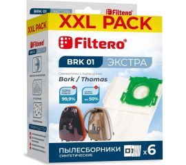 Мешки для пылесоса BRK 01 (6) XXL Pack Экстра 6 шт FILTERO 05856 