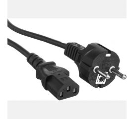 Кабель питания ExeGate Special PC-3S Евровилка Schuko- С13 3х0.5 CCA черный 3м 280995 