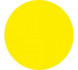 Наклейка-информационный знак REXANT Желтый круг, d - 150мм, 10шт 56-0014 