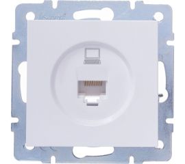 Компьютерная розетка Lezard VESNA белая 742-0288-139 