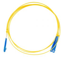 Волоконно-оптический шнур Hyperline FC-D2-9-LC/UR-SC/UR-H-2M-LSZH-YL патч-корд SM 9/125 28388 