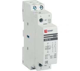 модульный Контактор EKF КМ, 16А NО+NC 1 модуль km-1-16-11 