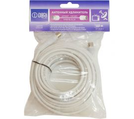 Антенный удлинитель DORI 3с2v белый L=10м штекер-гнездо 1132-1 