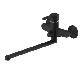 Смеситель для ванны Olives TORRES с длинным изливом, черный 17221TRB 