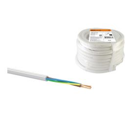 Провод TDM ПВС 4х1 ГОСТ 10м, белый SQ0118-0070 