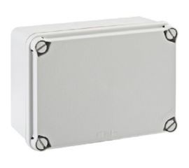 Распределительная коробка IDE наружного монтажа 121x166x80 мм, IP65-67, без сальников, гладкие стенки EL161 