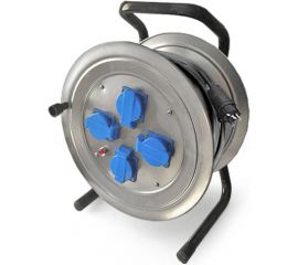 Силовой удлинитель на металлической катушке 4 гн. 50м Союз 481S-3905 