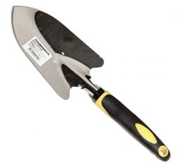 Широкий посадочный совок САДОВИТА нержавеющий, пластиковая ручка 00076531 