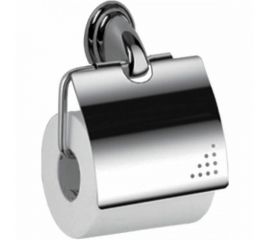 Настенный держатель для туалетной бумаги HAIBA с крышкой, металлический, хром HB1503 539707 