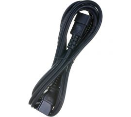 Шнур питания с блокировкой LANMASTER C13-C14, 3х0.75, 220В, 10А, черный, 3 метра LAN-PP13L/14-3.0-BK 