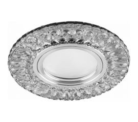 Встраиваемый потолочный светильник FERON со светодиод подсветкой, белый, хром, CD906 28849 