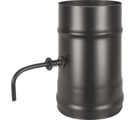 Поворотный шибер Везувий BLACK AISI 430/0.8 мм, диаметр 115 А-12595 