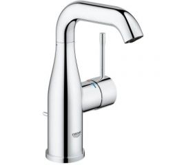 Смеситель для раковины Grohe Essence New однорычажный, U-излив, со сливным гарнитуром 23462001 