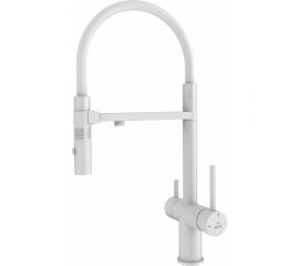 Смеситель для кухни ROSE с подключением к фильтру питьевой воды, белый R958C 