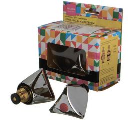 Комплект для смесителя Маховик MELODIA Lucia + Кранбукса 1/2 8х20 рез. по 2 шт. 34137 