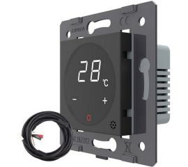 Сенсорный терморегулятор пола LIVOLO с внешним датчиком, черный (механизм) VL-FCQ1-2BPS72 