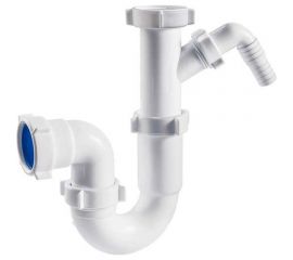 Прямоточный сифон ORIO без выпуска 1 1/2x40 с одним отводом S-4005 