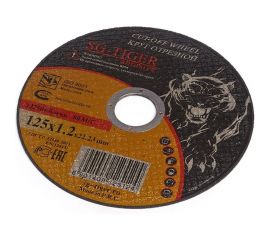 Круг отрезной по металлу (125х1.2х22.2 мм) TIGER ABRASIVE 00-00000091 