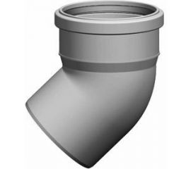 Отвод Sinikon 40 мм, 45 градусов, КОМФОРТ 504017.К 