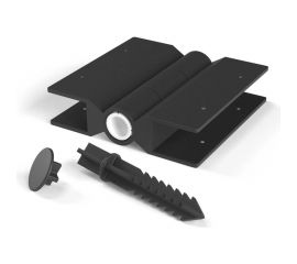 Стыковочный элемент Еврогрядка 150x30 мм, 2 ось-петли EGST15030 