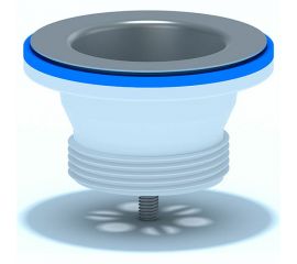 Выпуск АНИ Пласт 1 1/2" с нержавеющей сеткой M100 