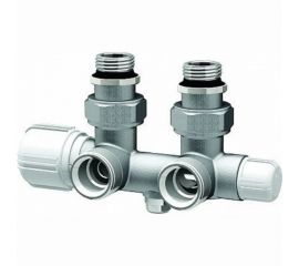 Н-обр. узел с термо.и зап.клапанами, угл., 3/4""EU - 1/2""НР FAR FT 1487 3412 