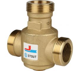 Термостатический смесительный клапан STOUT G 1 1/4 НР, 60°С, SVM-0030-325506 