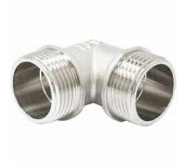 Угольник STI латунный Ду15 (1/2") Ру16 НР/НР никелированный D270-05010 