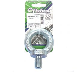 Рым-болт Fixbox DIN 580 16 мм белый цинк 1 шт 308760 