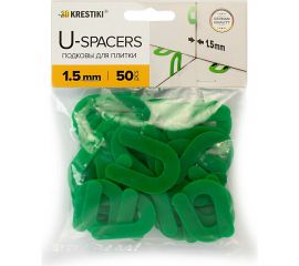 Подковы для плитки 50 шт, 1.5 мм 3D Krestiki 00-00001814 