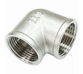 Угольник STI латунный Ду25 (1") Ру16 ВР/ВР никелированный D270-05008 