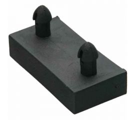 Накладной латодержатель ТДВ 63 мм, черный, 2 шт. 3701025 