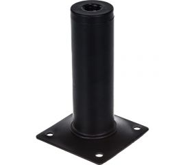 Ножка Tech-Krep D30х100 круглая, нерегулируемая, черная - накладка 151294 