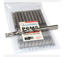 Сверло по металлу (10 шт; 2.5х30х57 мм; ц/х; Р6М5; А) Sekira 00-00008918 