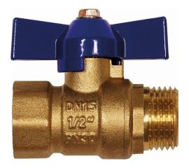 Шаровой кран RM ВР-НР 1/2, муфтовый, бабочка, Ду15 Ру30 11Б27п1 RML-12FMB 