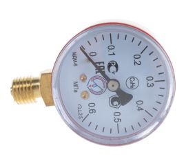 Манометр МДМ-6 50 мм, М12х1.5, 6 атм БАМЗ 0009151 