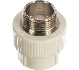 Комбинированная муфта PRO AQUA PP-R НР белая ШК 32-1 PA23018Pb 